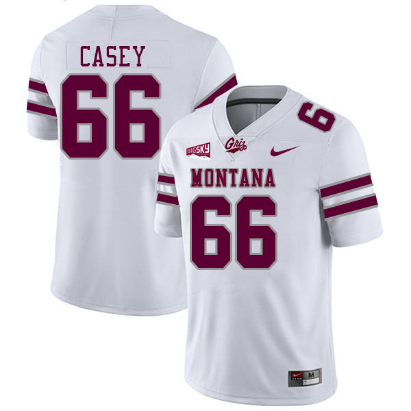 Montana Grizzlies #66 Brandon Casey College Football Jerseys Stitched Sale-White
